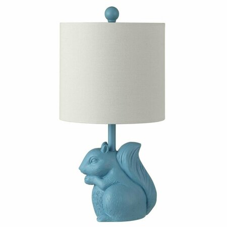 SAFAVIEH Sunny Squirrel Lamp, Blue KID4245D